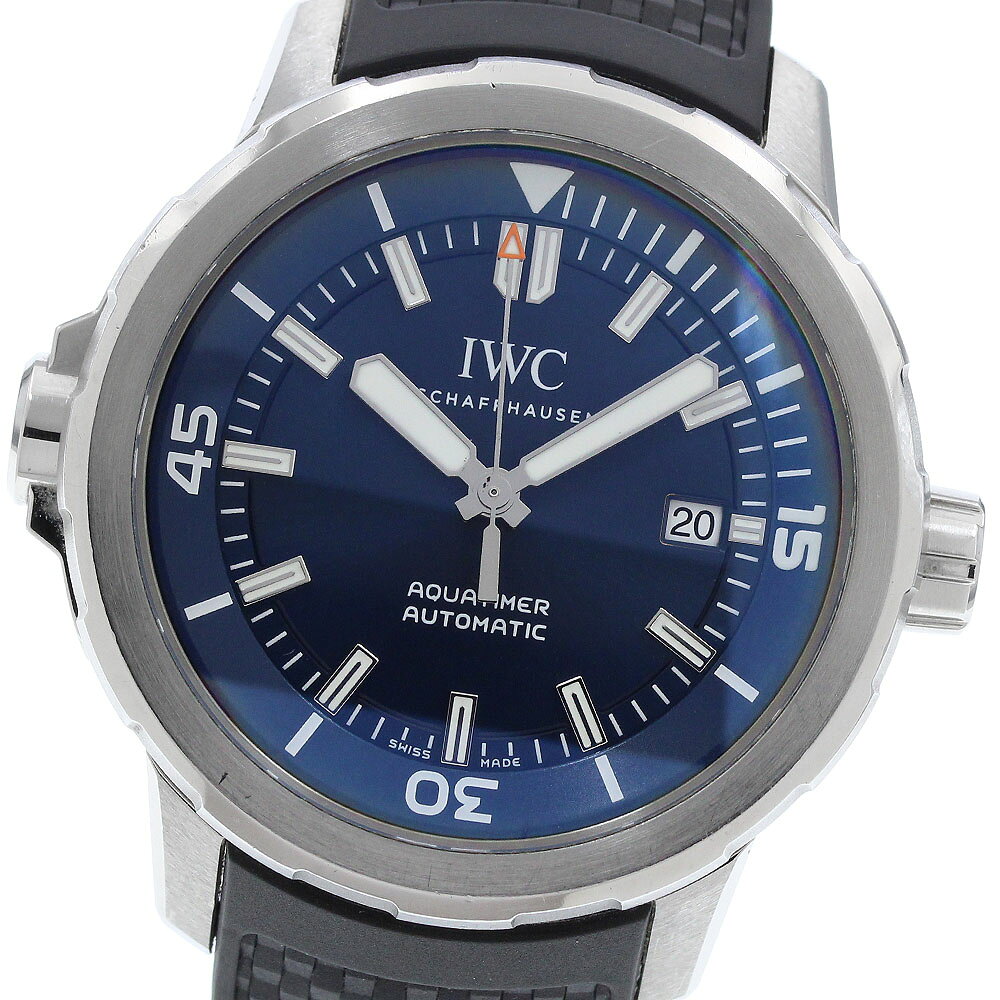 IWC SCHAFFHAUSEN IW329005 アクアタイマー エクスペディション・ジャック＝イヴ・クストー デイト 自動巻き メンズ 保証書付き_968887【中古】