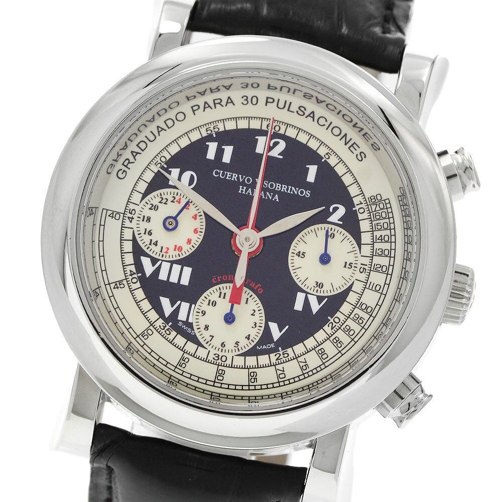 クエルボ・イ・ソブリノス CUERVO Y SOBRINOS A3012 トルピード 自動巻き メンズ 美品 _970774【中古】