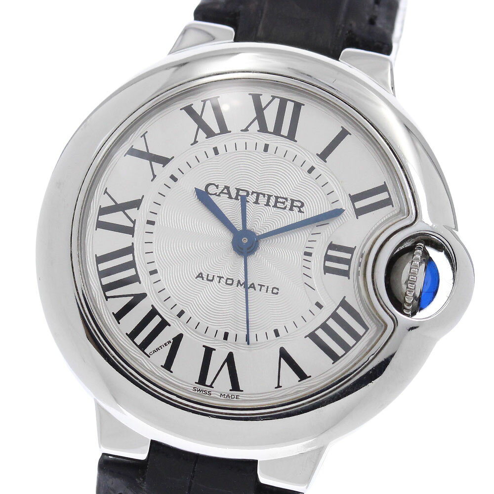 カルティエ CARTIER WSBB0030 バロンブルー 33mm 自動巻き ボーイズ 保証書付き_971116