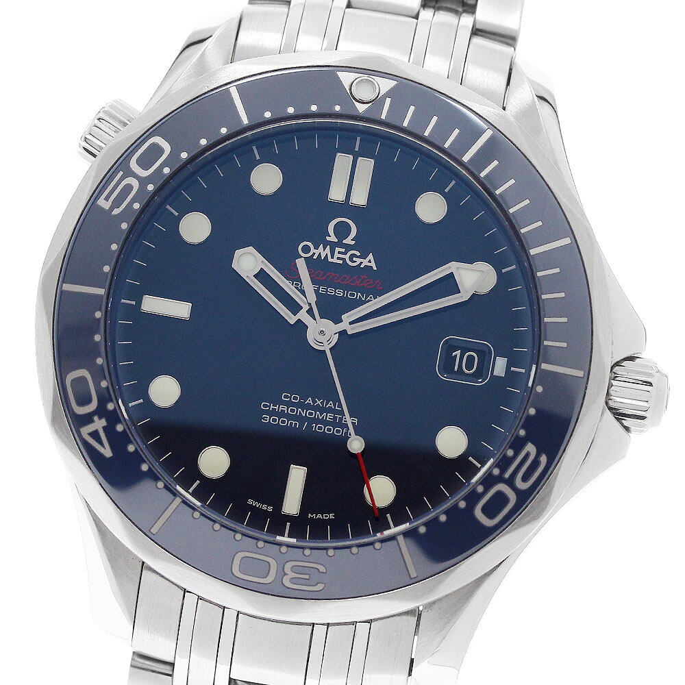 オメガ OMEGA 212.30.41.20.03.001 シーマスター ダイバー300M デイト コーアクシャル 自動巻き メンズ 美品 _972504【中古】