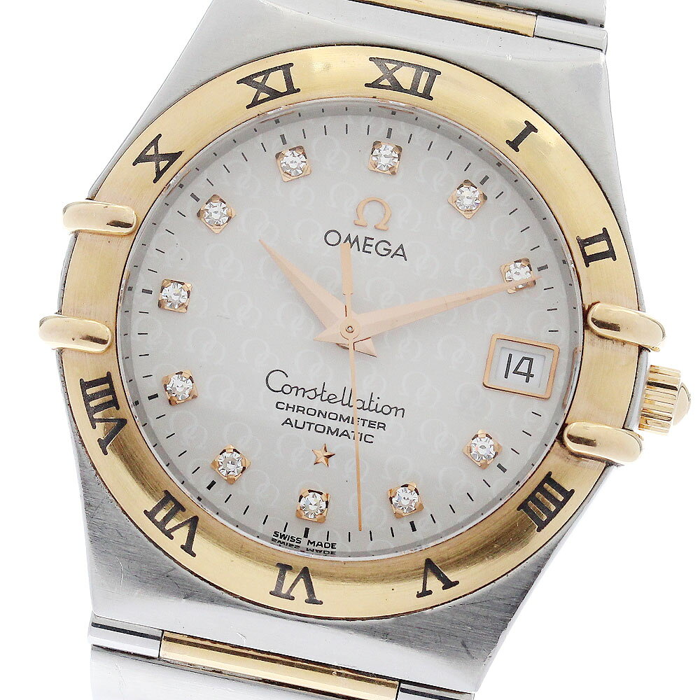 オメガ OMEGA 1304.35 コンステレーション 50周年モデル SS/PG 11Pダイヤ 自動巻き メンズ _972806【中古】