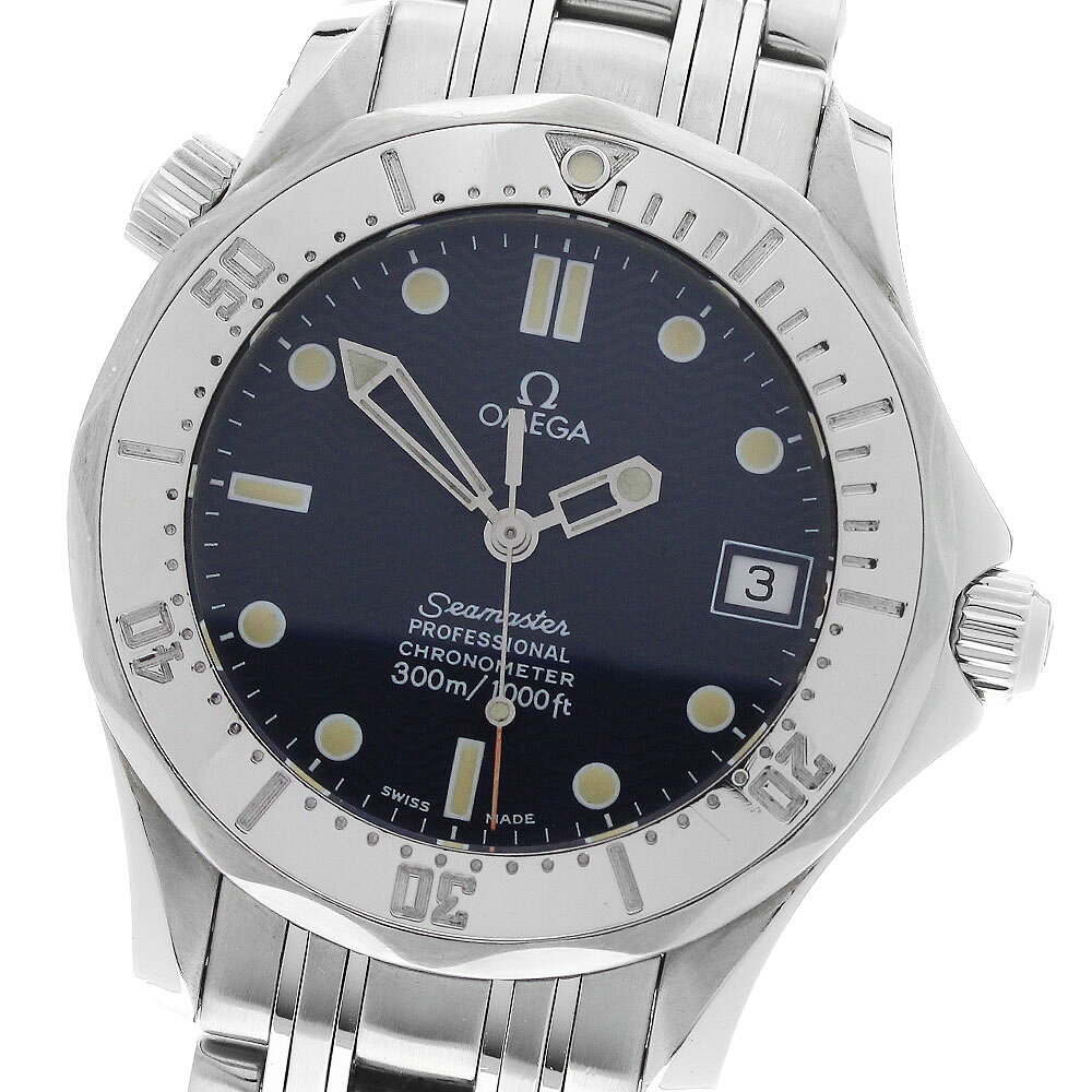 オメガ OMEGA 2552.80 シーマスター300 デイト 自動巻き ボーイズ _957451【中古】