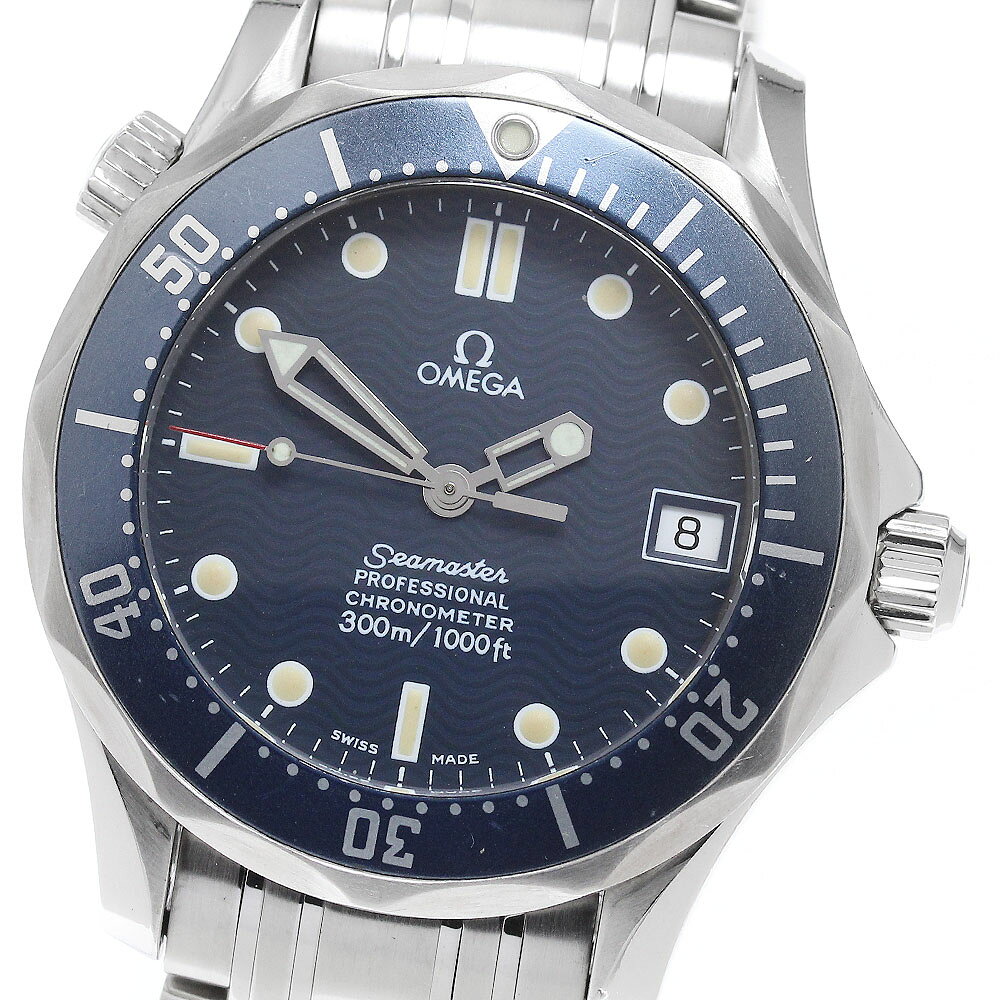 オメガ OMEGA 2551.80 シーマスター ダイバー 300M デイト 自動巻き ボーイズ _961358【中古】