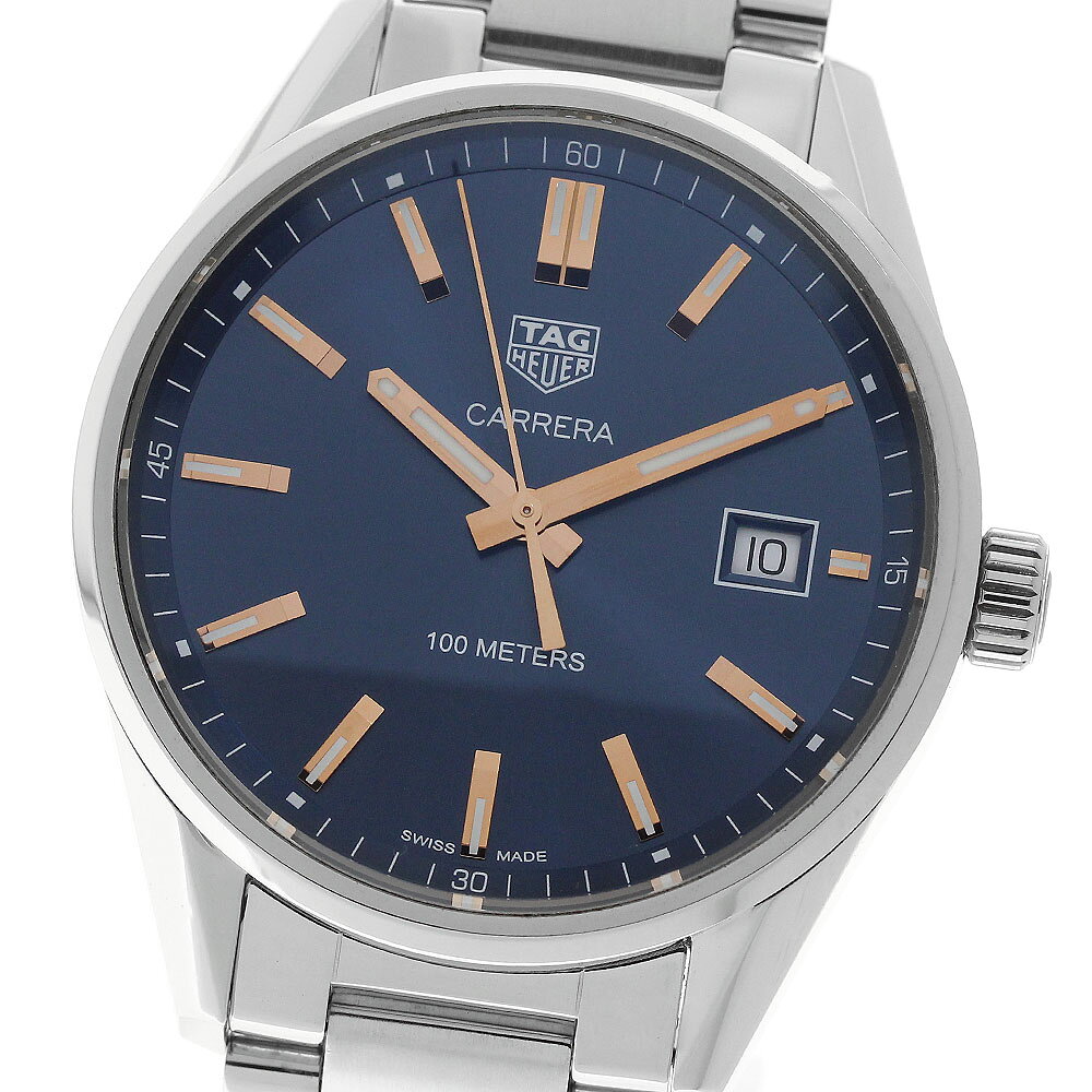 タグホイヤー TAG HEUER WAR1112 カレラ デイト クォーツ メンズ _965453【中古】