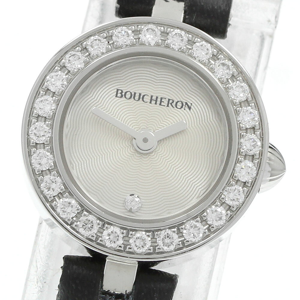 電池交換済 BOUCHERON ブシュロン ロンド WA010305 デイト シルバー SS