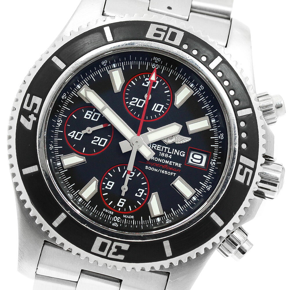 ブライトリング BREITLING A13341 スーパーオーシャン クロノグラフ 自動巻き メンズ _968912【中古】