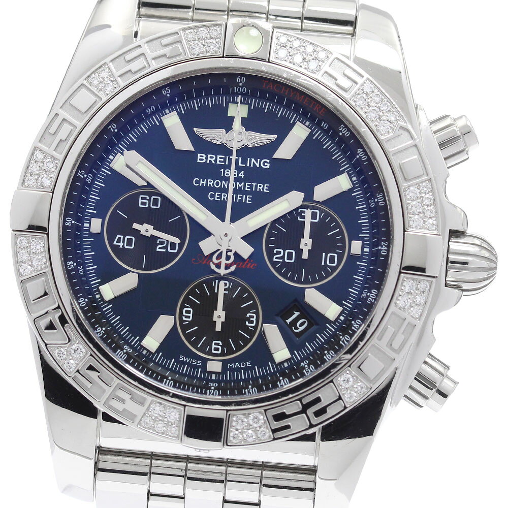 ブライトリング BREITLING AB0110 クロノマット 44 ベゼルダイヤ 自動巻き メンズ _969065【中古】