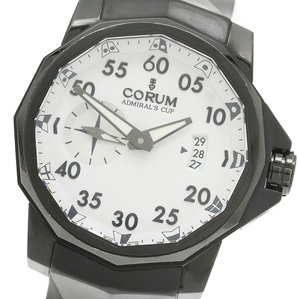 コルム CORUM 01.0068 アドミラルズカップ コンペティション スモールセコンド 自動巻き メンズ 保証書付き_970660【中古】