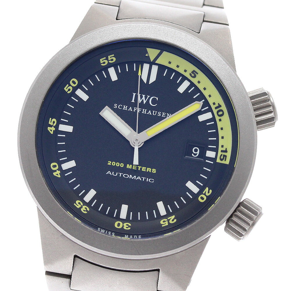 IWC IWC SCHAFFHAUSEN IW353803 アクアタイマー オートマティック2000 ...