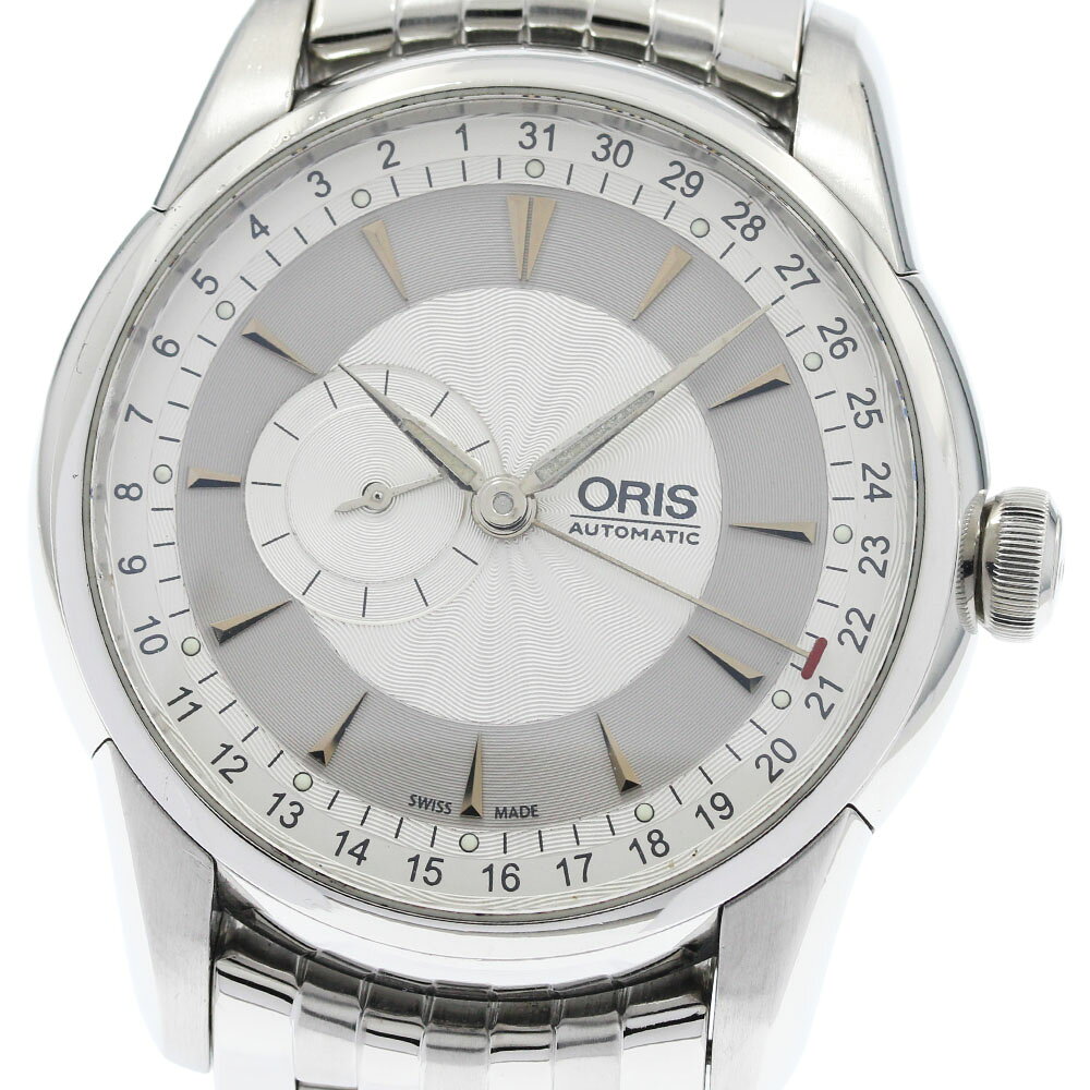 オリス ORIS 7597 アートリエ ポインターデイト スモールセコンド 自動巻き メンズ _963311 オリス ORIS 7597 アートリエ ポインターデイト スモールセコンド 自動