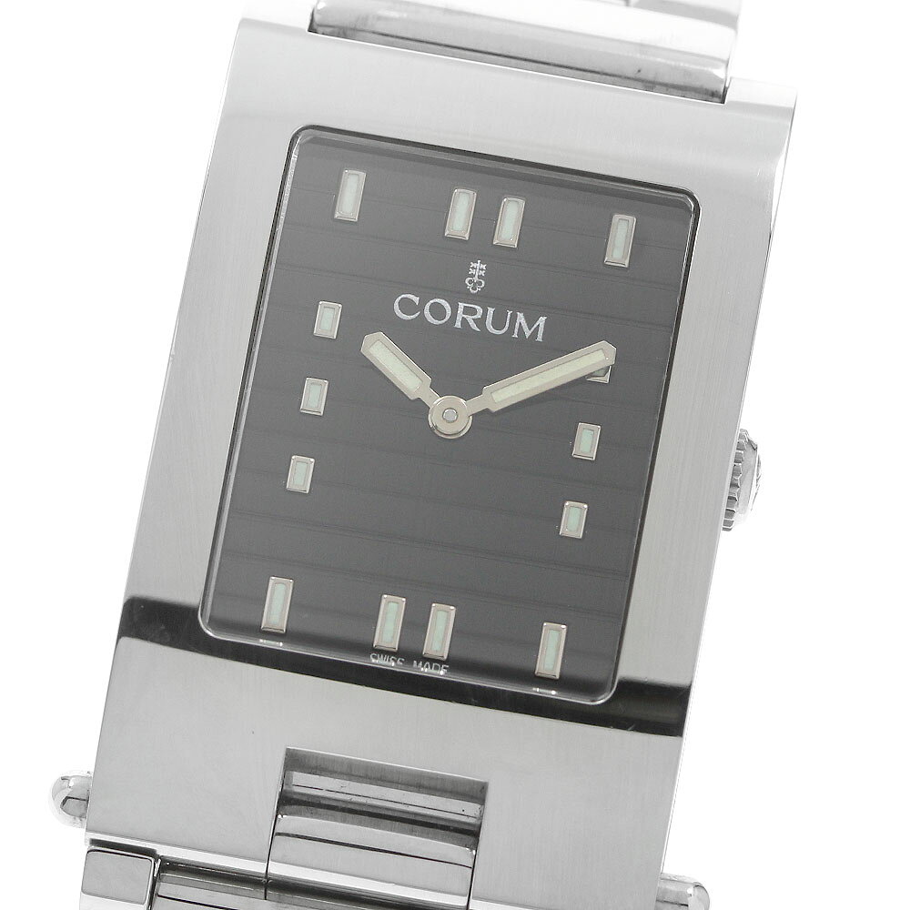 コルム CORUM 64.151.20V390 タボガン クォーツ メンズ 良品 保証書付き_968564【中古】