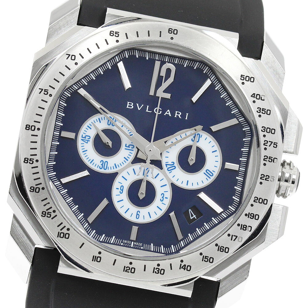 ブルガリ BVLGARI BG041SCH オクト マセラティ クロノグラフ デイト