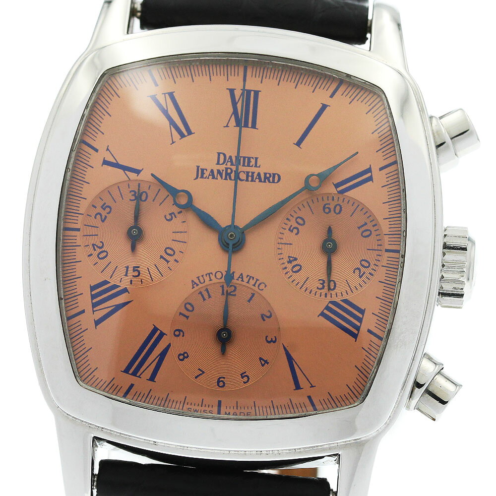 ジャンリシャール JEANRICHARD 27001 TVスクリーン クロノグラフ スモールセコンド 自動巻き メンズ _970695【中古】