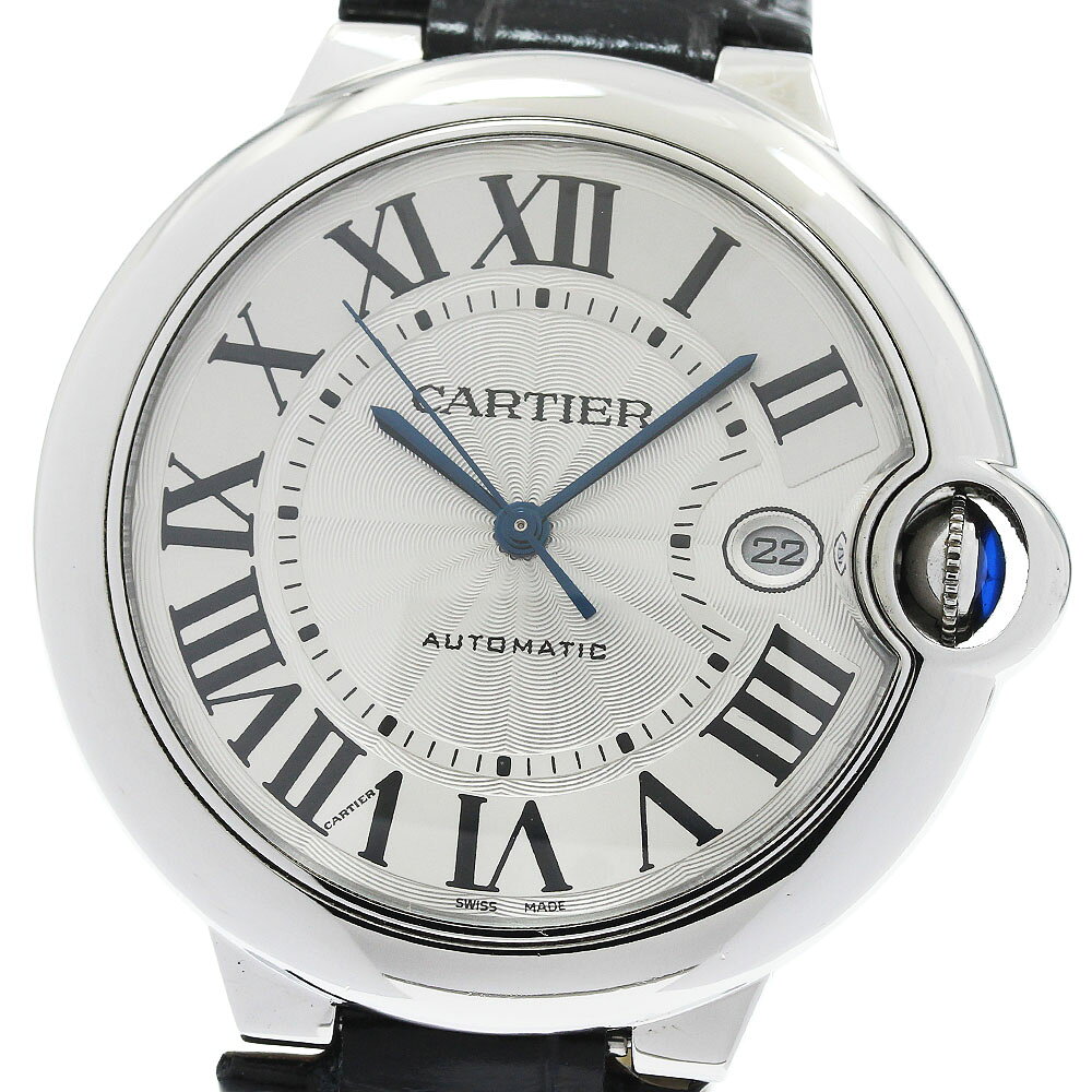 カルティエ CARTIER WSBB0026 バロンブルー ドゥ カルティエ LM 自動巻き メンズ 良品 _971058【中古】