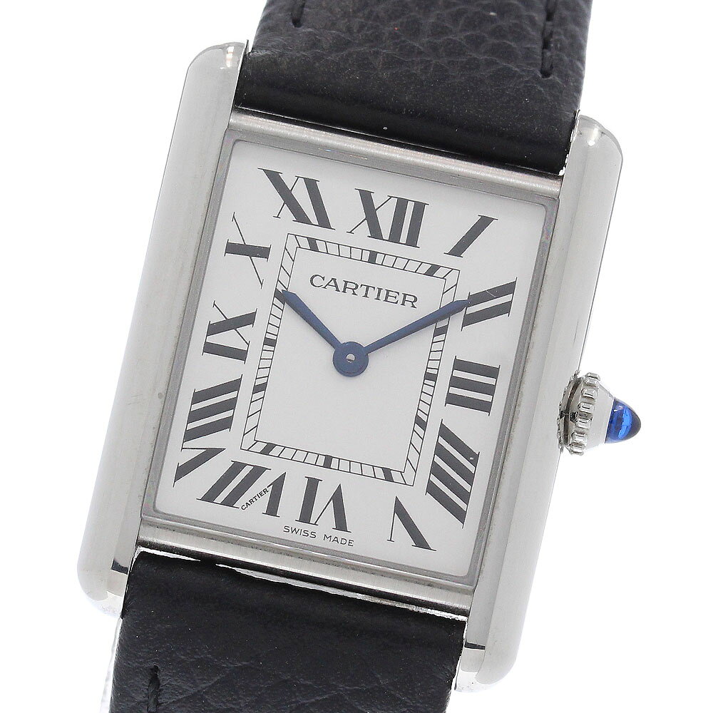 カルティエ CARTIER WSTA0109 タンクマスト LM クォーツ メンズ 良品 保証書付き_972708【中古】