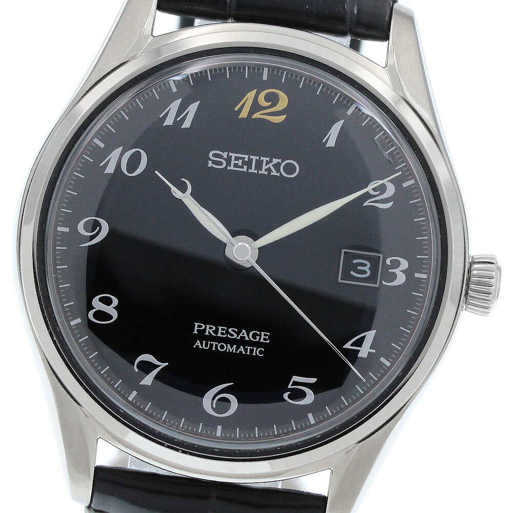 セイコー SEIKO SARA023/6L35-00B1 プレサージュ 漆蒔絵 サロン専用モデル 自動巻き メンズ 極美品 箱・保証書付き_972963【中古】