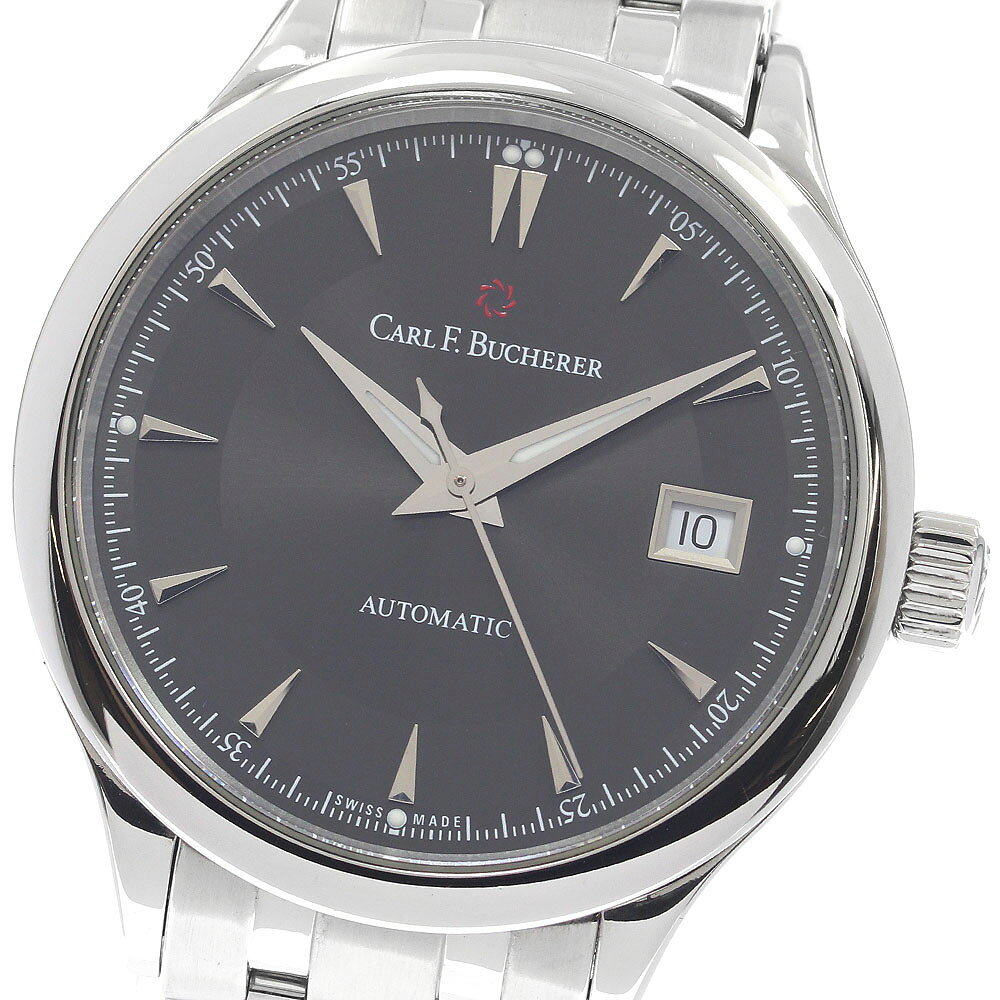 カール F.ブヘラ CARL F.BUCHERER 10908.08A マネロ デイト 自動巻き メンズ 良品 _962048【中古】