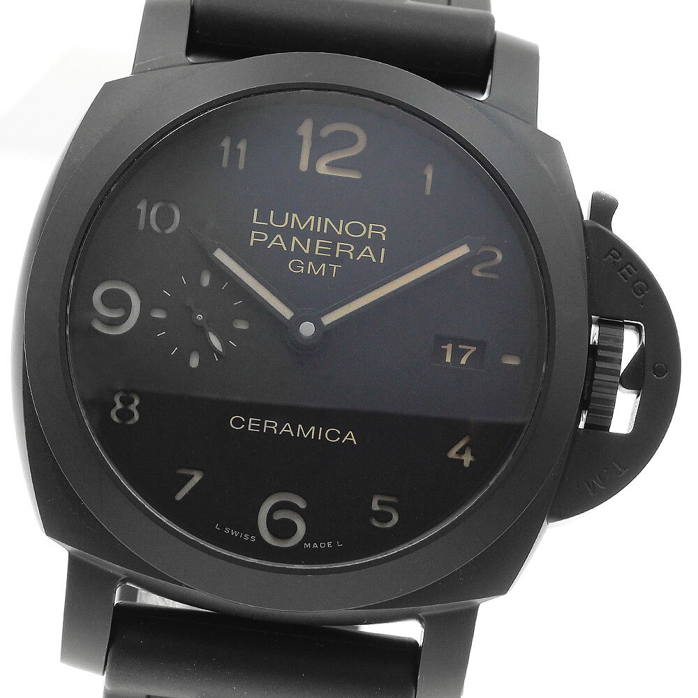 パネライ PANERAI PAM00441 ルミノール1950 セラミカ GMT 自動巻き メンズ 箱・保証書付き_964939【中古】