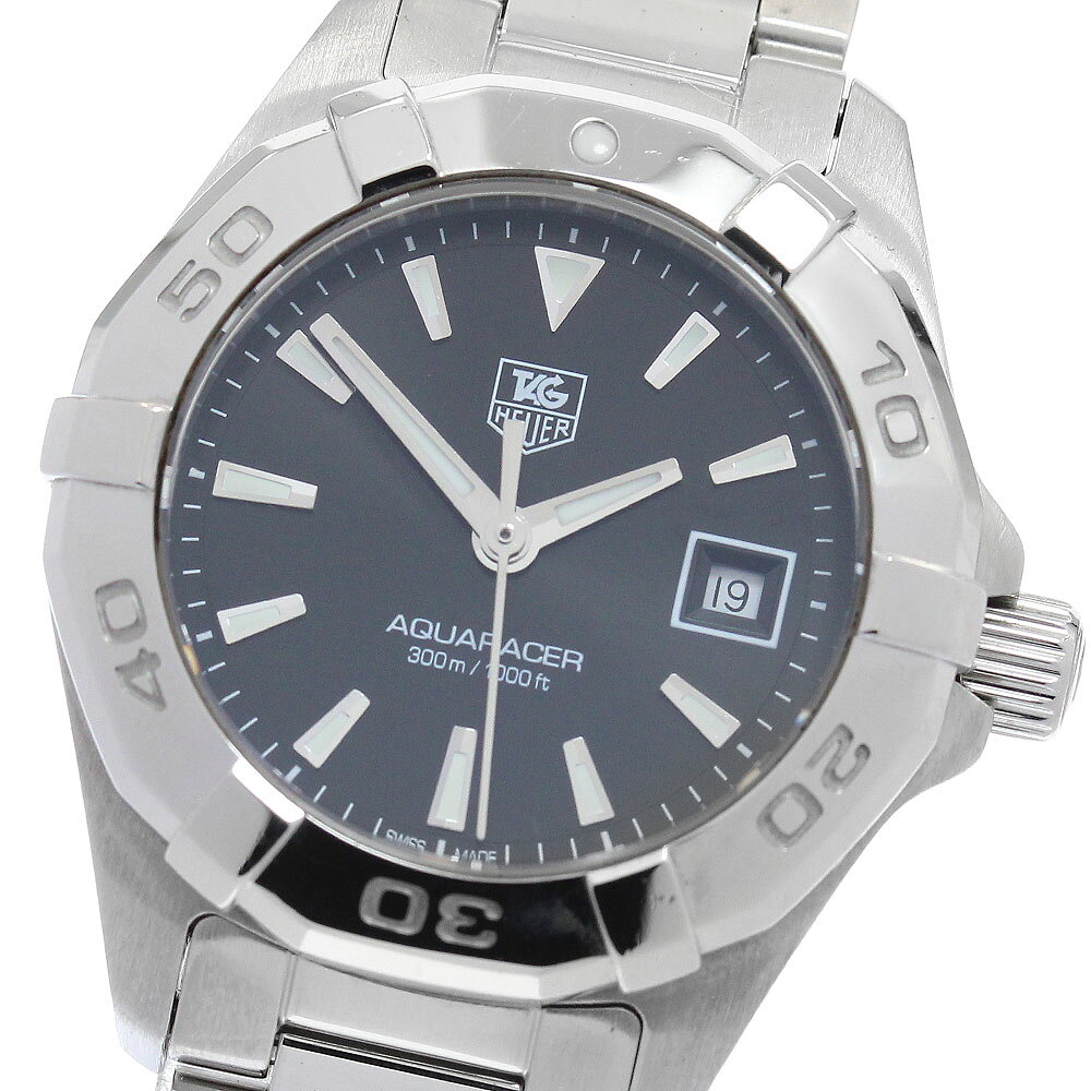 タグホイヤー TAG HEUER WAY1410 アクアレーサー デイト クォーツ レディース _965768【中古】
