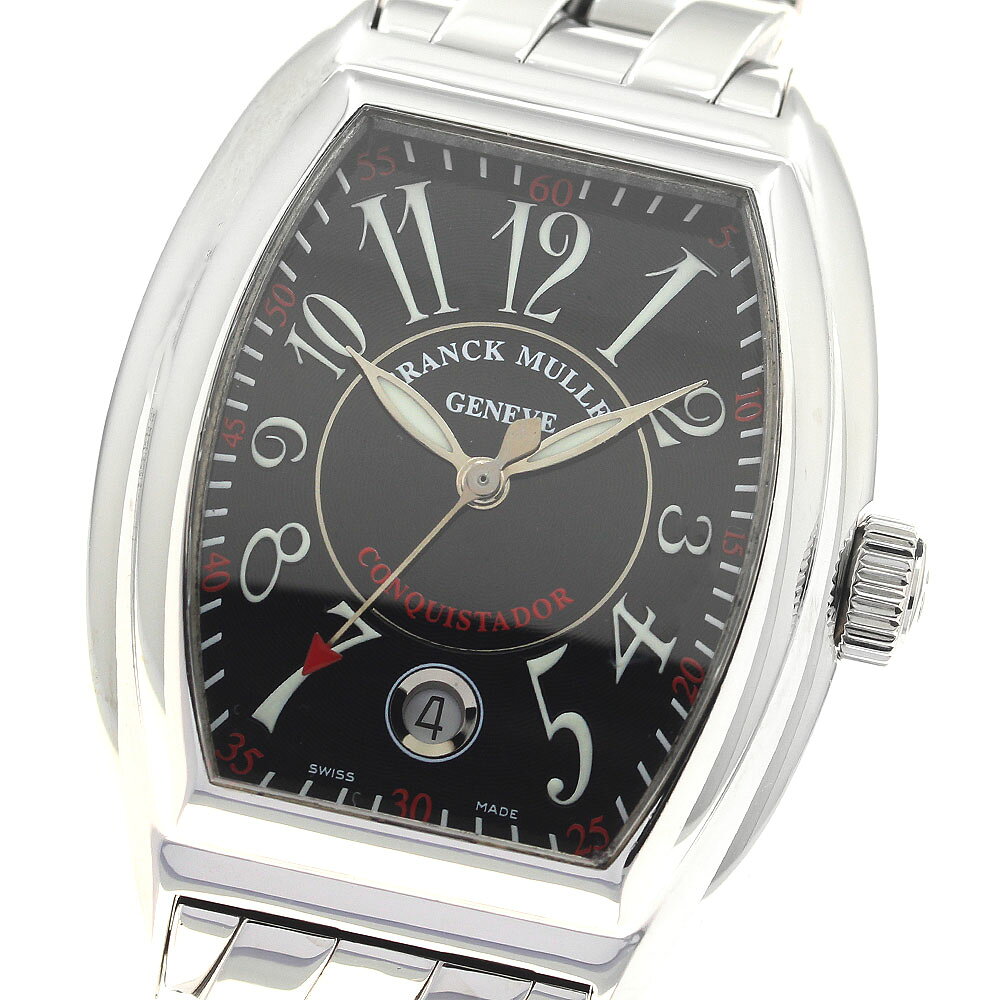 フランクミュラー FRANCK MULLER 8005SC コンキスタドール デイト 自動巻き メン ...