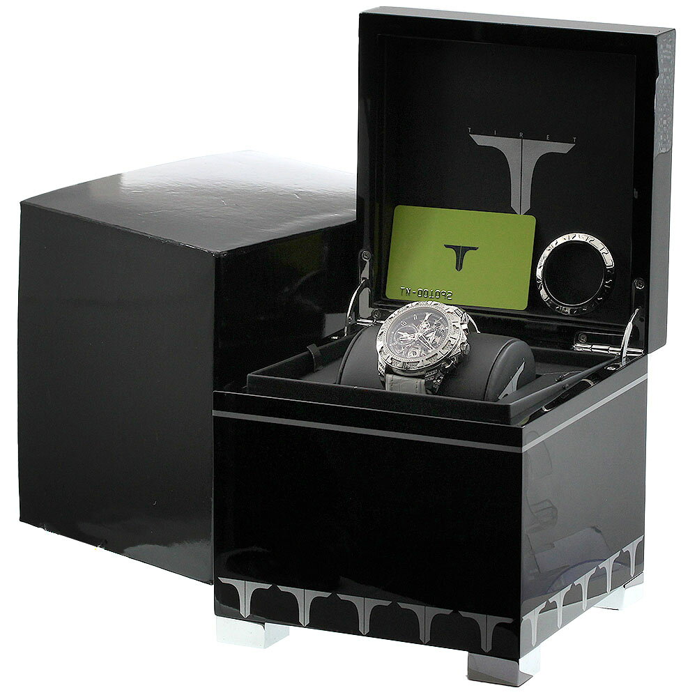 ティレットニューヨーク TIRET NEW YORK 36SKB-1-0 ダイヤベゼル 自動巻き メンズ 箱付き_970376 closer01-10270909 CLOSER サンプル画像2