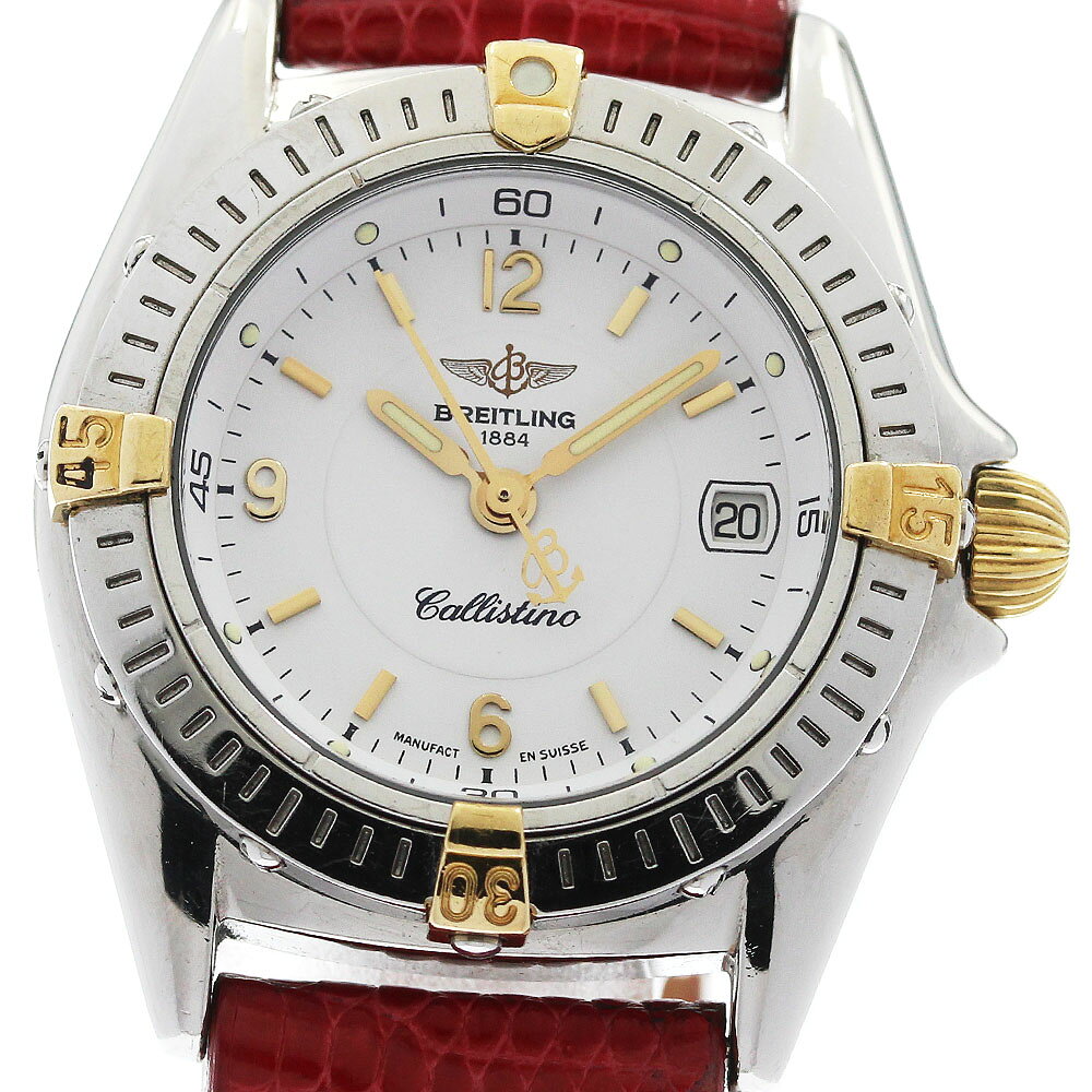 ブライトリング BREITLING B52045.1 カリスティーノ デイト クォーツ レディース _970395【中古】