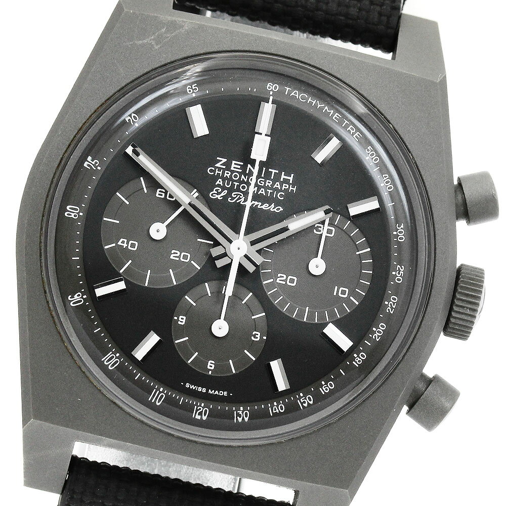 ゼニス ZENITH 97.T384.4061/21.C822 クロノマスター リバイバル シャドウ 自動巻き メンズ 保証書付き_972726【中古】