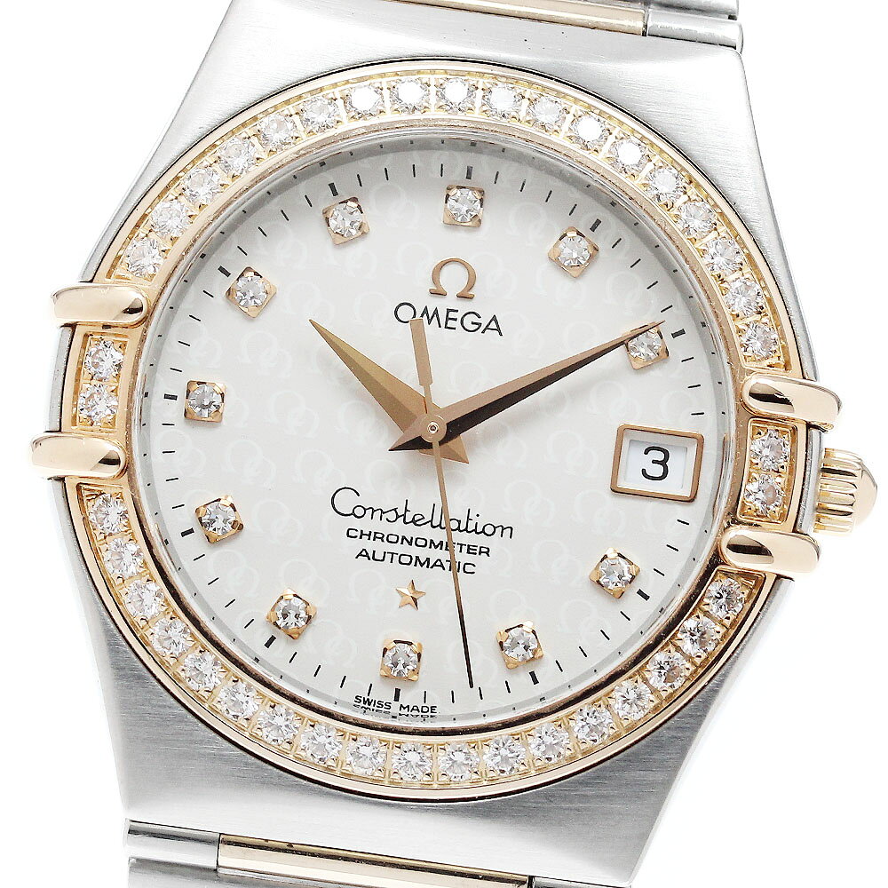 オメガ OMEGA 1308.35 コンステレーション ダイヤベゼル 11P デイト 自動巻き メンズ 美品 _973148【中古】
