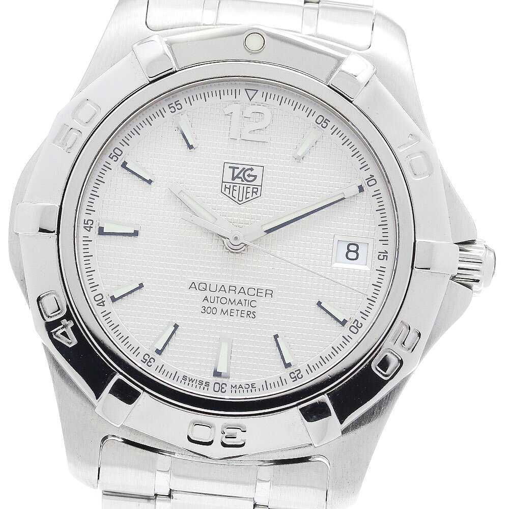 タグホイヤー TAG HEUER WAF2111-0 アクアレーサー デイト 自動巻き メンズ 良品 _973211【中古】