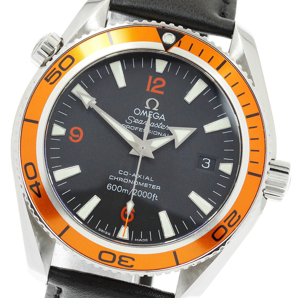 オメガ OMEGA 2909.50.38 シーマスター プラネットオーシャン コーアクシャル クロノメーター 自動巻き メンズ 良品 _960386【中古】