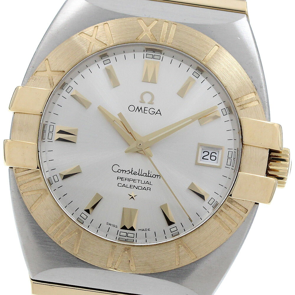 オメガ OMEGA 1213.30 コンステレーション ダブルイーグル パーペチュアルカレンダー YGベゼル クォーツ メンズ _968316【中古】