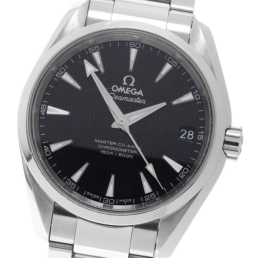 オメガ OMEGA 231.10.39.21.01.002 シーマスター アクアテラ マスターコーアクシャル デイト 自動巻き メンズ _971409【中古】
