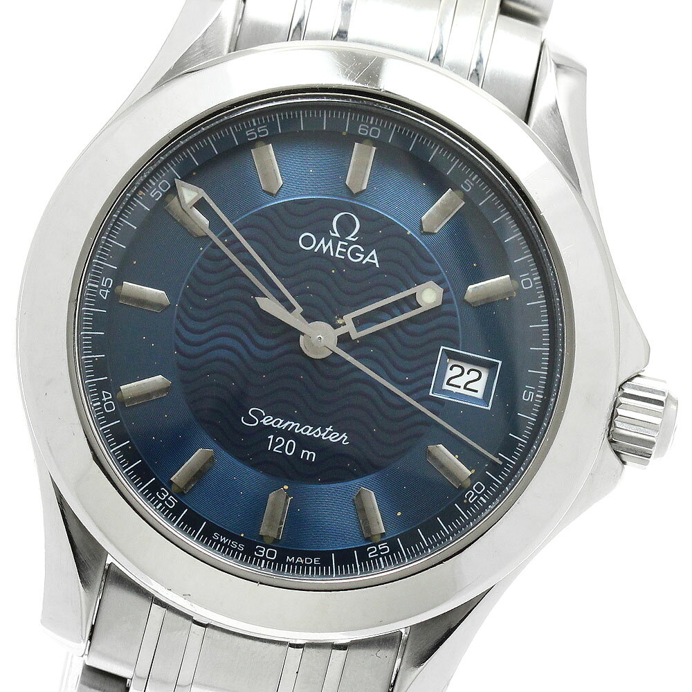 オメガ OMEGA 2511.81 シーマスター120 デイト クォーツ メンズ _972103【中古】