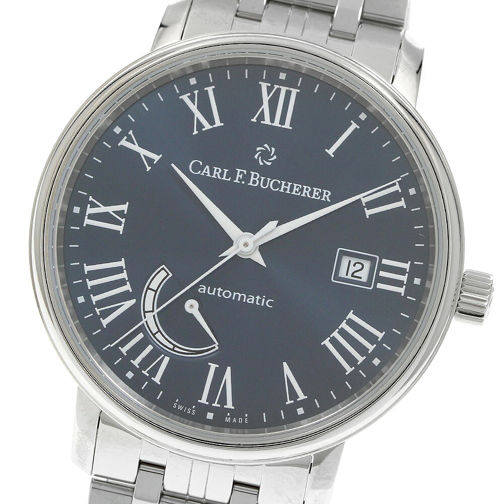 カール F.ブヘラ CARL F.BUCHERER 10323.08.51.21 アダマビ クラシック デイト 自動巻き メンズ 美品 保証書付き_973450【中古】