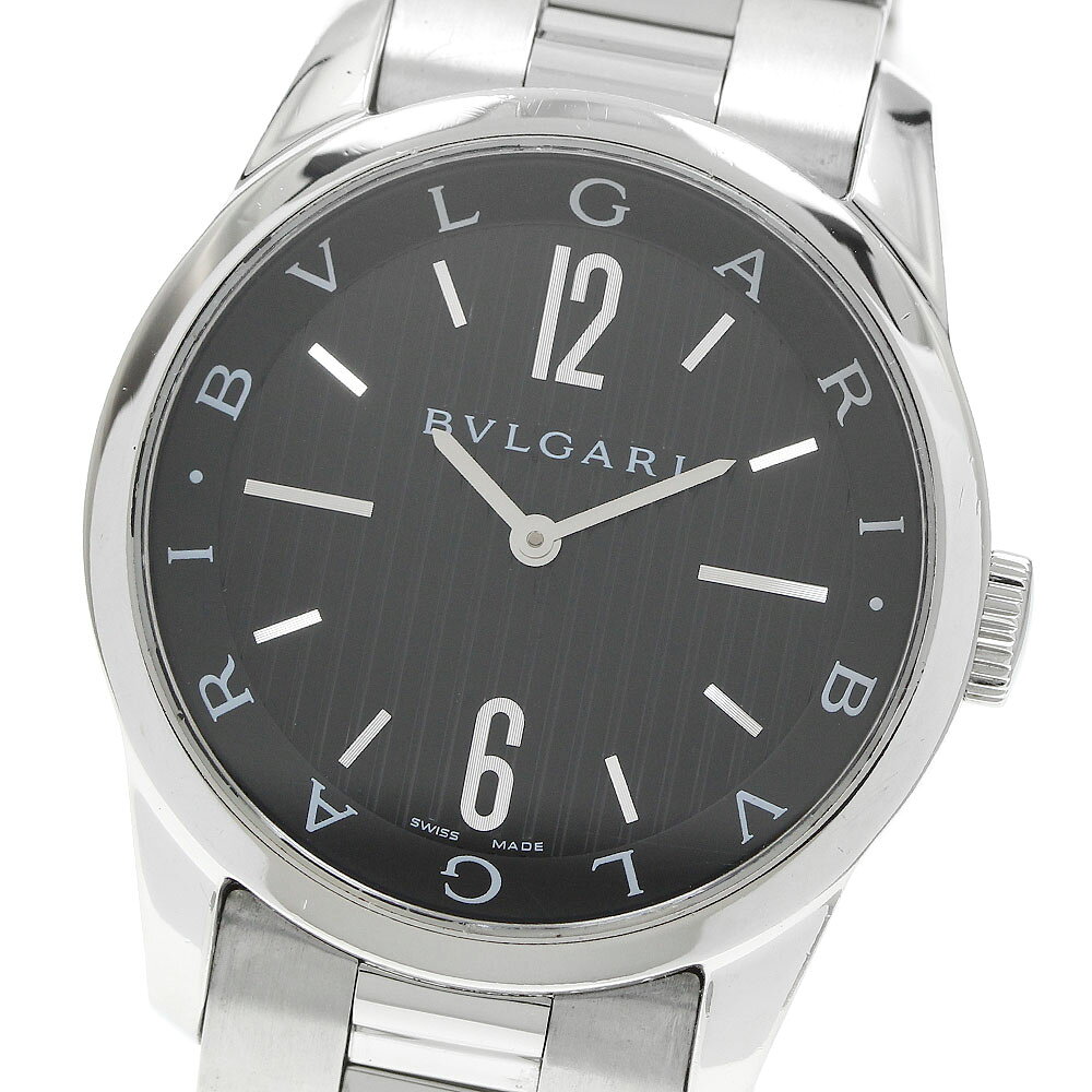 ブルガリ BVLGARI ST37S ソロテンポ クォーツ メンズ _961557【中古】