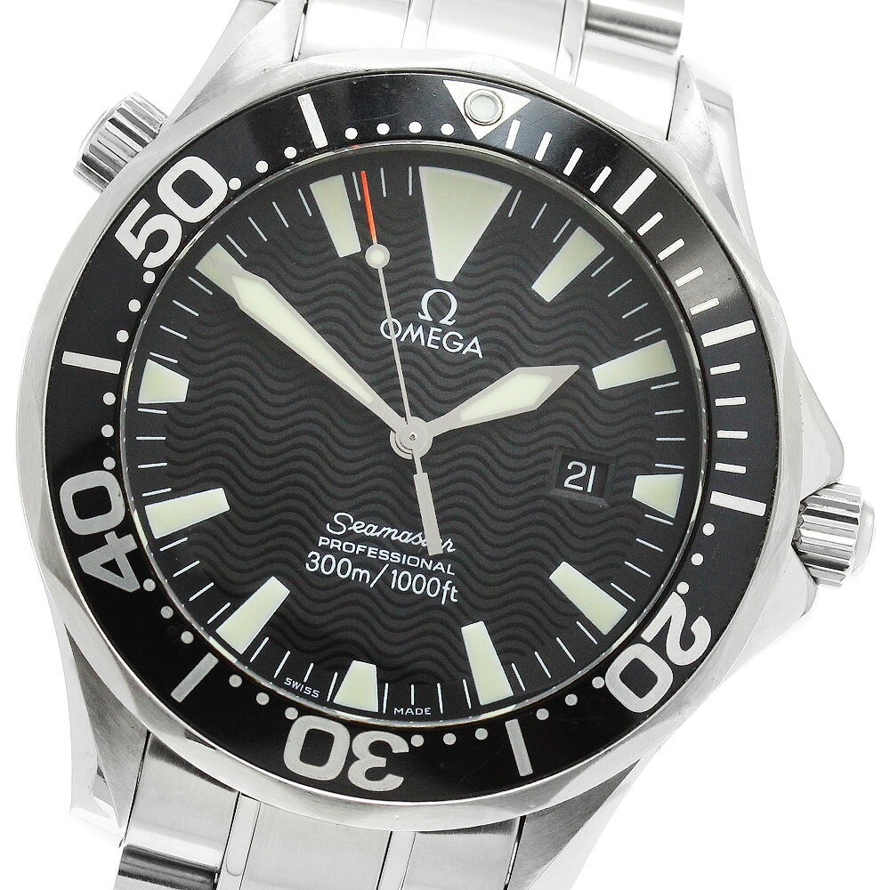 オメガ OMEGA 212.30.36.61.01.001 シーマスター300 プロフェッショナル デイト クォーツ ボーイズ _961851【中古】