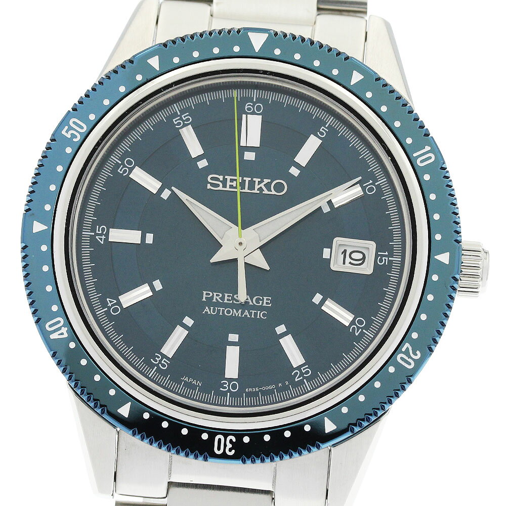 セイコー SEIKO SARX081/6R35-01D0 プレサージュ デイト 日本限定1000本 自動巻き メンズ 美品 箱・保証書付き_970638【中古】