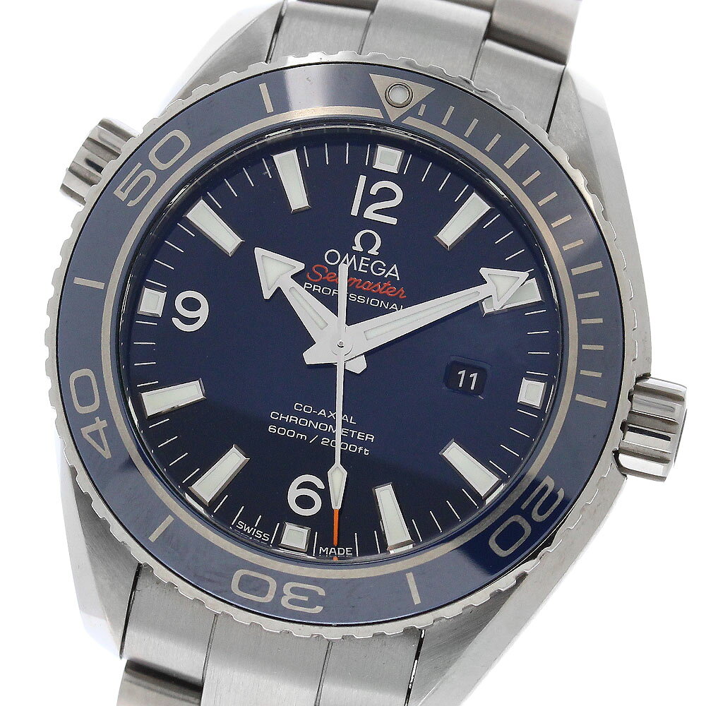 オメガ OMEGA 232.90.38.20.03.001 シーマスター プラネットオーシャン 600M デイト 自動巻き メンズ 良品 保証書付き_973289【中古】