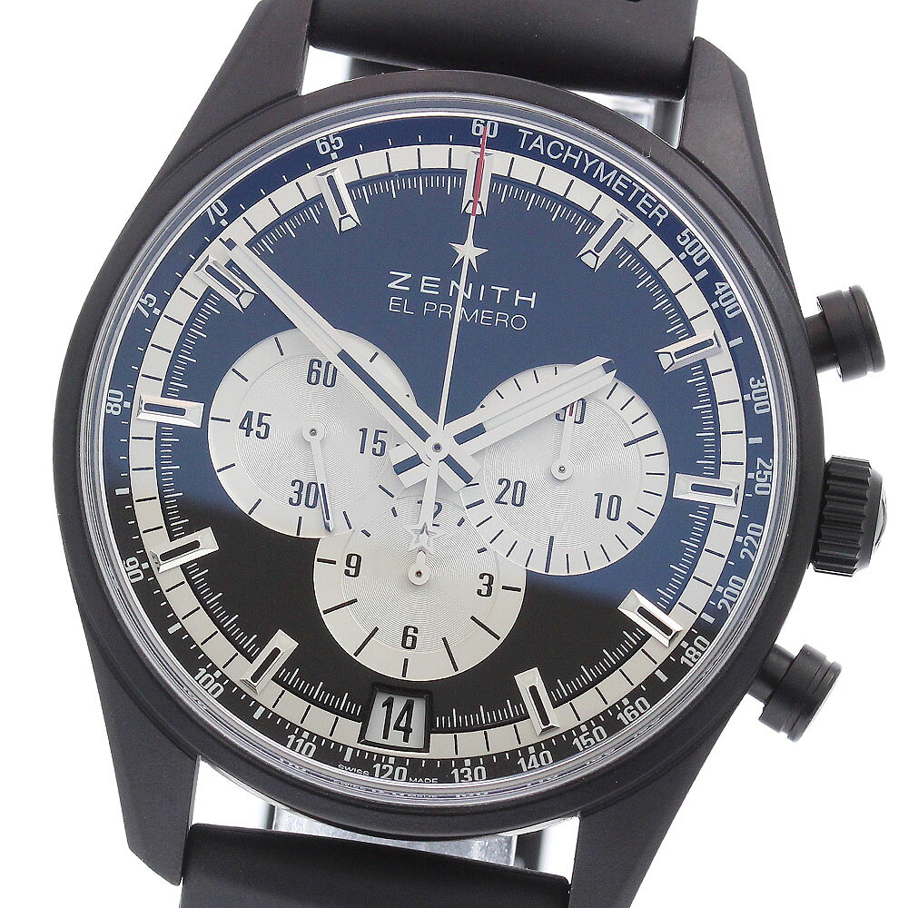 ゼニス ZENITH 24.2041.400/21.R576 クロノマスター エル・プリメロ 自動巻き メンズ 極美品 保証書付き_973458【中古】