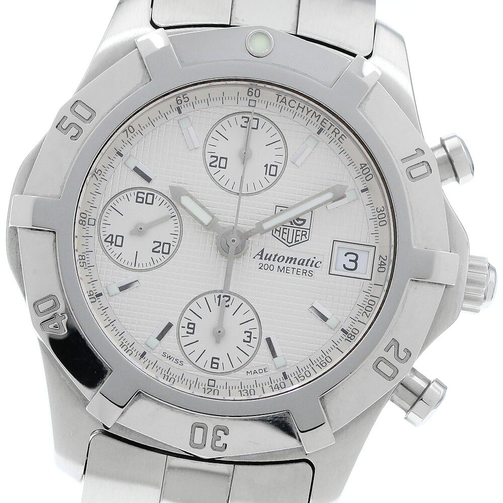 タグホイヤー TAG HEUER CN2110.BA0361 エクスクルーシブ デイト クロノグラフ 自動巻き メンズ 保証書付き_959836【中古】
