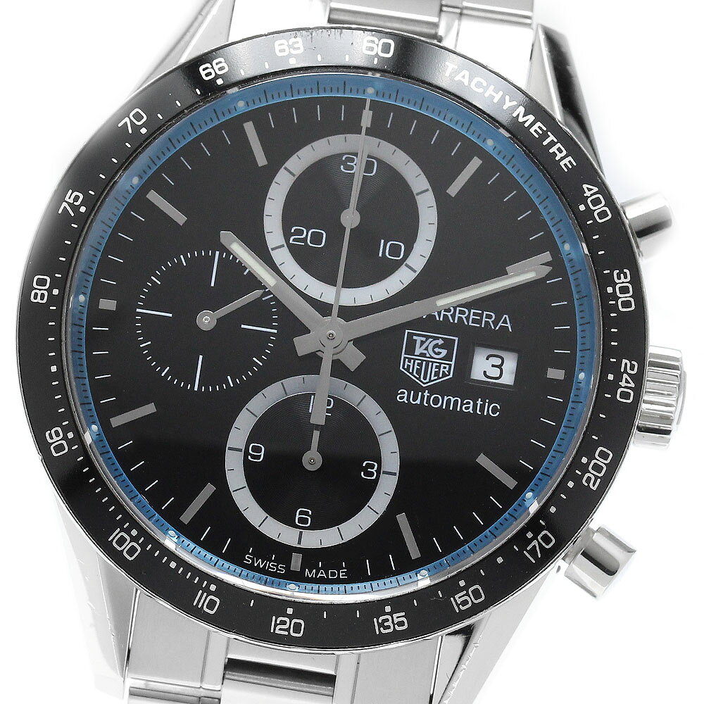 タグホイヤー TAG HEUER CV201X カレラ リングマスター ジェイソン・バトン クロノグラフ デイト 自動巻き メンズ _972299【中古】