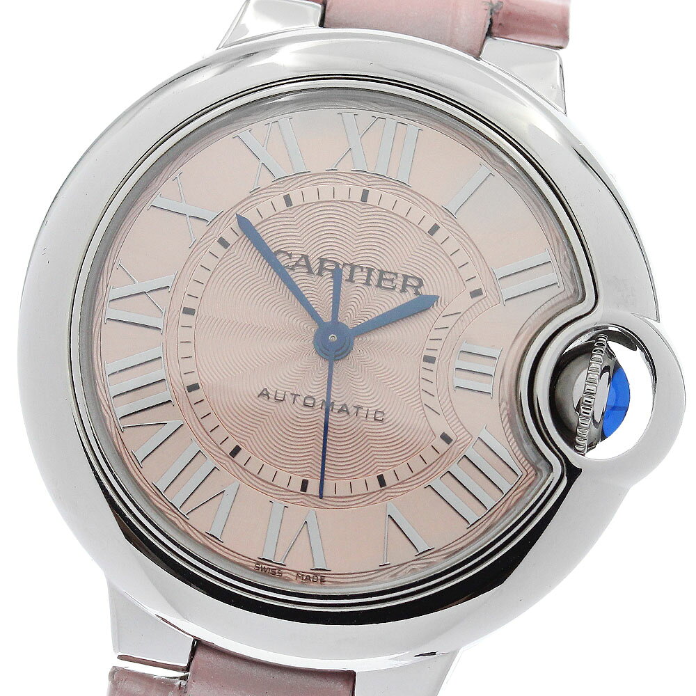 カルティエ CARTIER WSBB0031 バロンブルー ドゥ カルティエ 自動巻き レディース 良品 保証書付き_972657【中古】