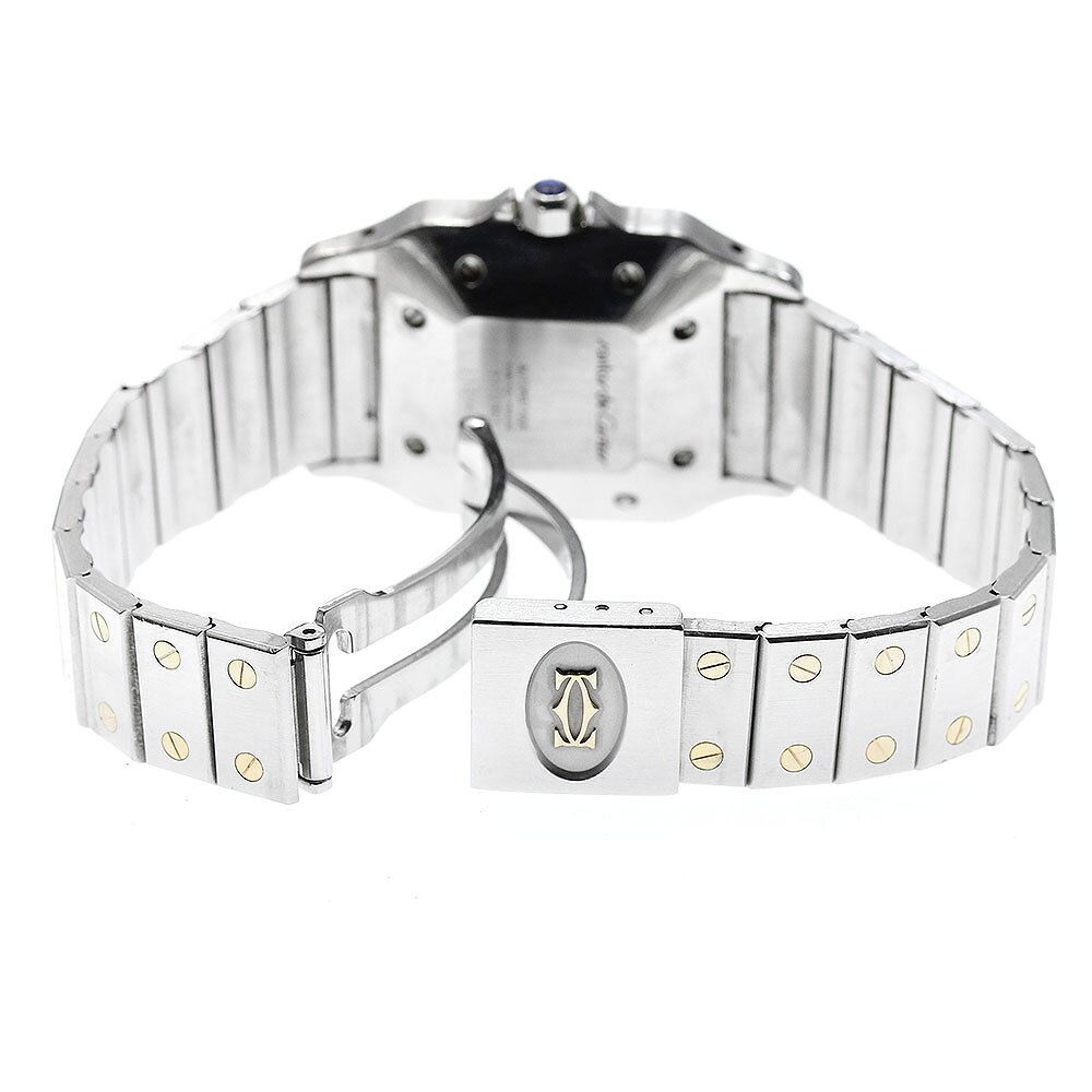 CLOSERのカルティエ CARTIER 81036283 サントスガルベ LM YGベゼル デイト 自動巻き メンズ _972937【中古】｜アングル3