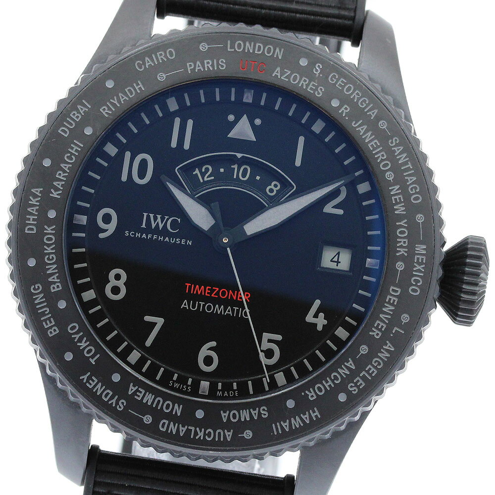 IWC SCHAFFHAUSEN IW395505 パイロットウォッチ タイムゾーナー トップガン セラタニウム 自動巻き メン closer01-10271288 CLOSER パッケージ画像