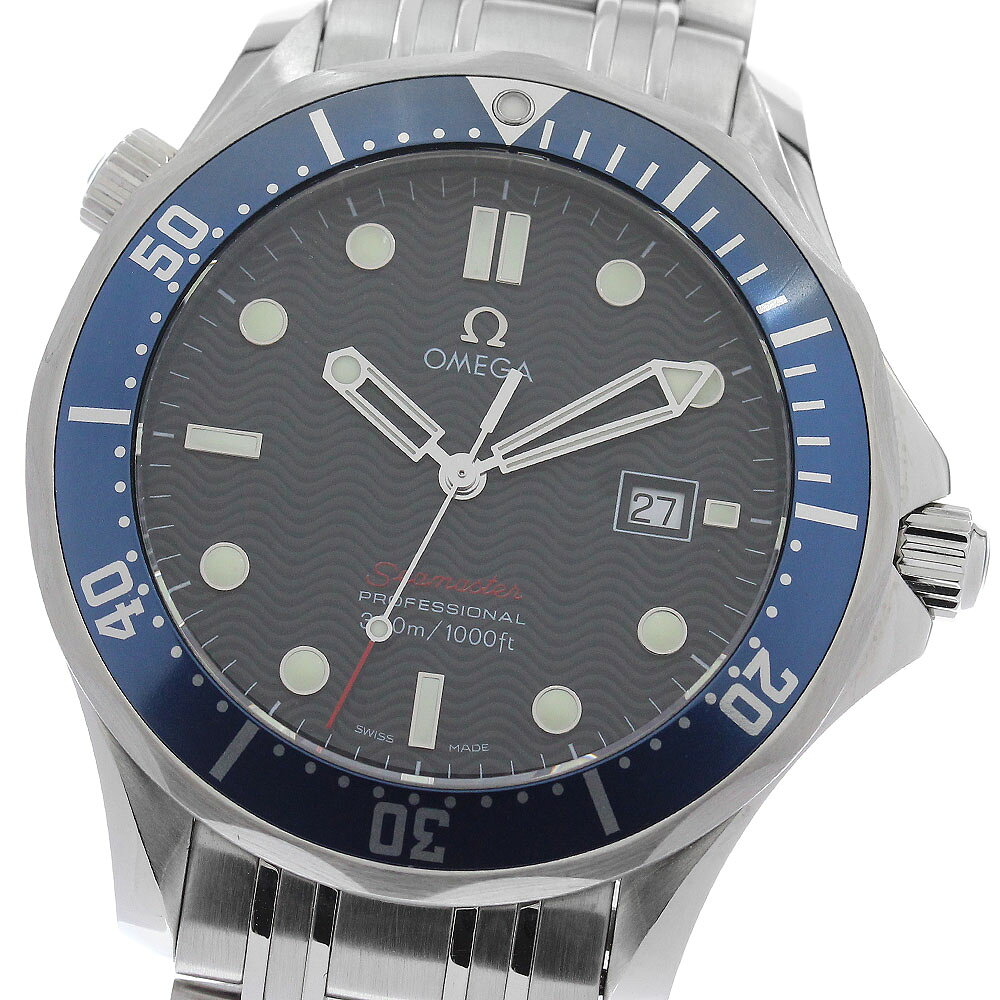 オメガ OMEGA 2221.80 シーマスター300 プロフェッショナル デイト クォーツ メンズ 良品 _973433【中古】