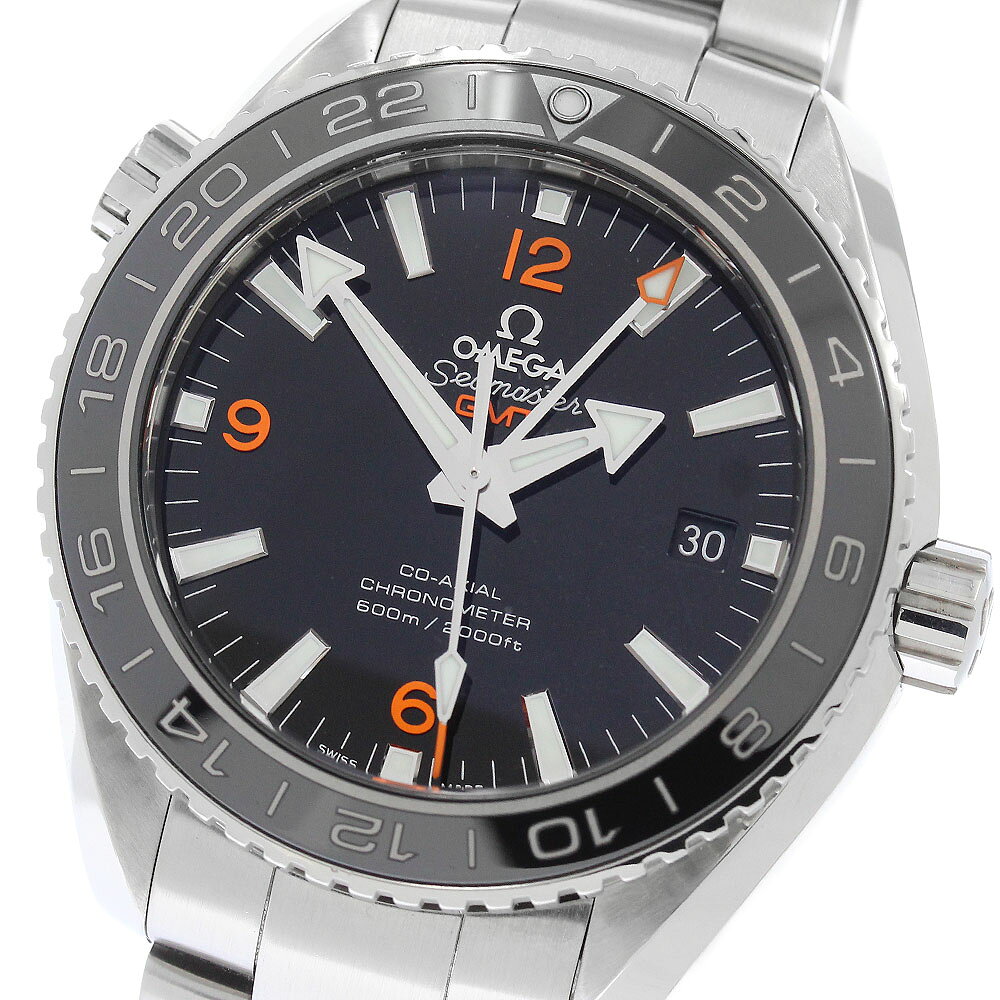 オメガ OMEGA 232.30.44.22.01.002 シーマスター600 プラネットオーシャン GMT 自動巻き メンズ 美品 _973447【中古】