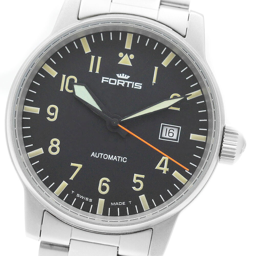 フォルティス FORTIS 595.10.46.1 フリーガー クラシック デイト 自動巻き メンズ 保証書付き_956888【中古】