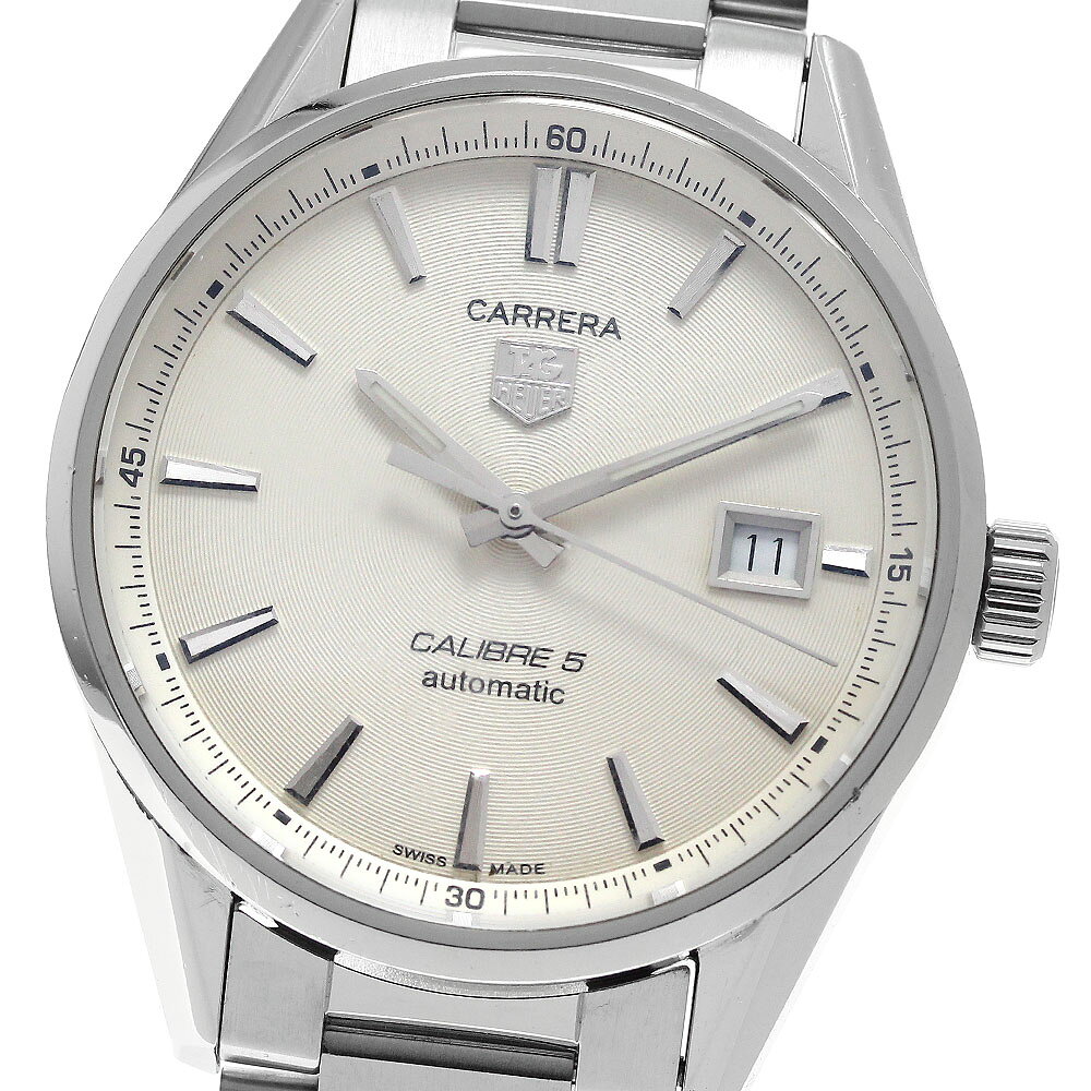 タグホイヤー TAG HEUER WAR211B-3 カレラ キャリバー5 デイト 自動巻き メンズ _958884【中古】