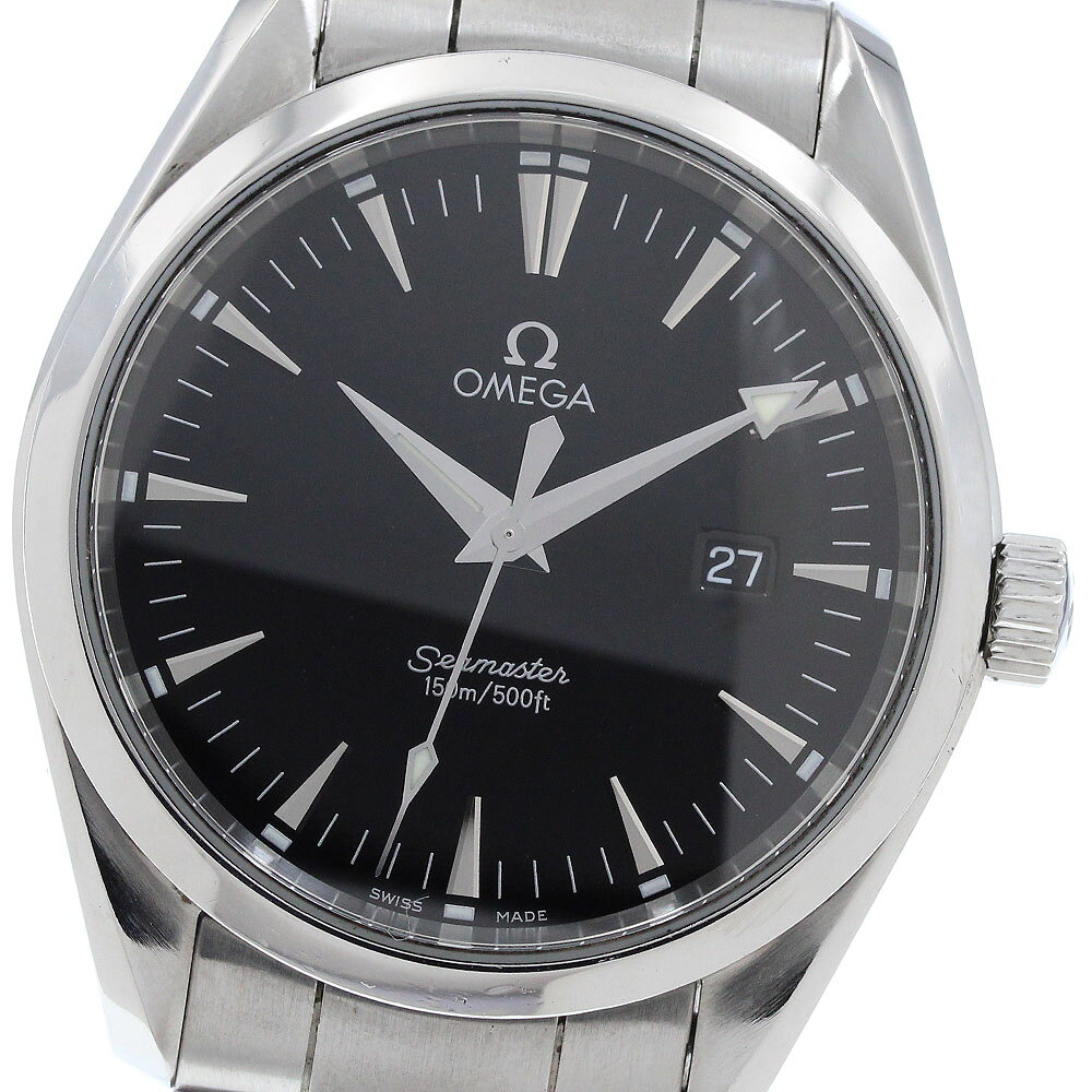 オメガ OMEGA 2517.50 シーマスター アクアテラ デイト クォーツ メンズ _959557【中古】
