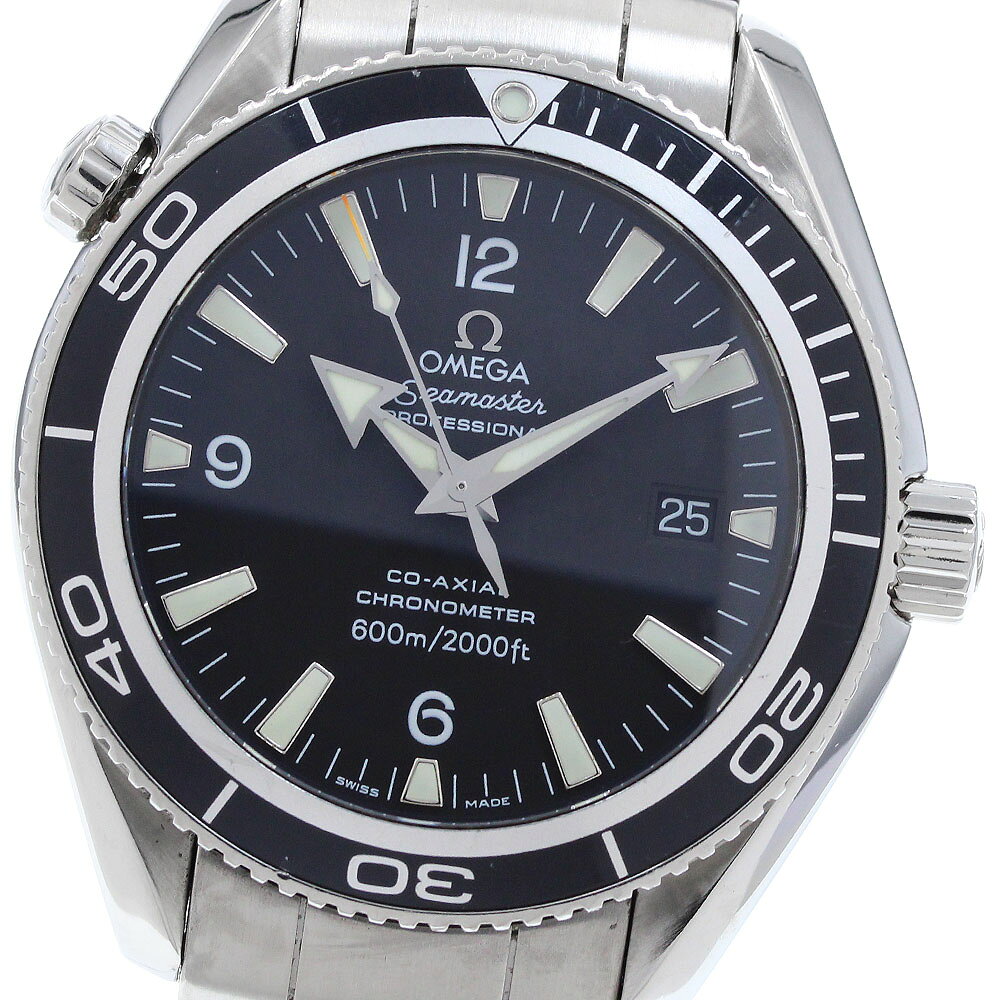 オメガ OMEGA 2201.50 シーマスター プラネットオーシャン 600M デイト 自動巻き メンズ _960646【中古】